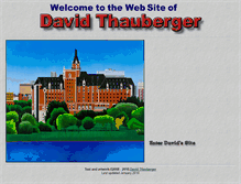 Tablet Screenshot of davidthauberger.com